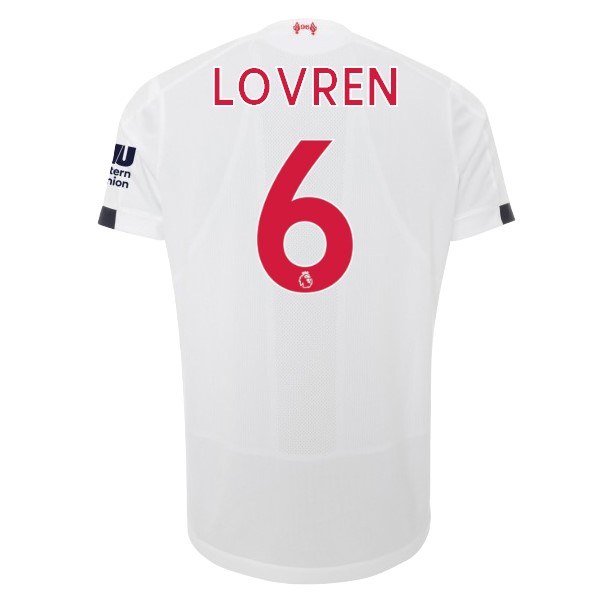 Camiseta Liverpool NO.6 Lovren 2ª 2019-2020 Blanco